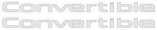 Picture of A60 Convertible replacement side Decals / Stickers