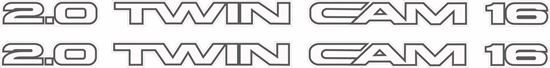 Picture of ST162 2.0 GT-R 1985 - 1989  replacement side Decals / Stickers