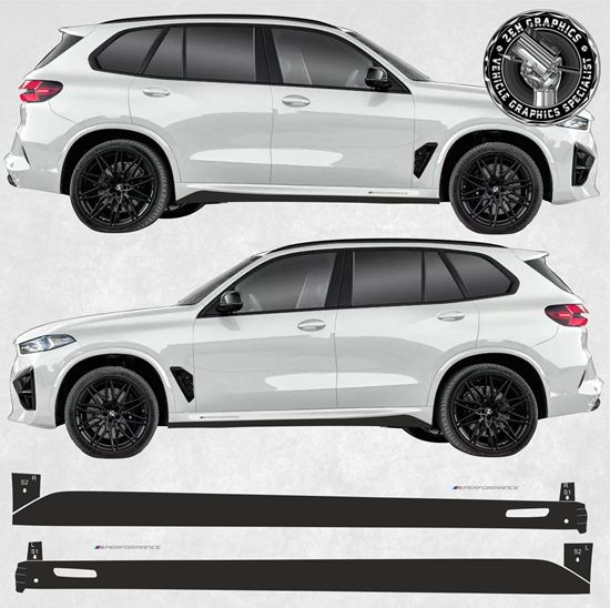 Picture of X5 G05 Performance side Sill Stripes / Stickers