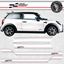 Picture of Mini F56 John Cooper Works side and Bonnet Stripes / Stickers
