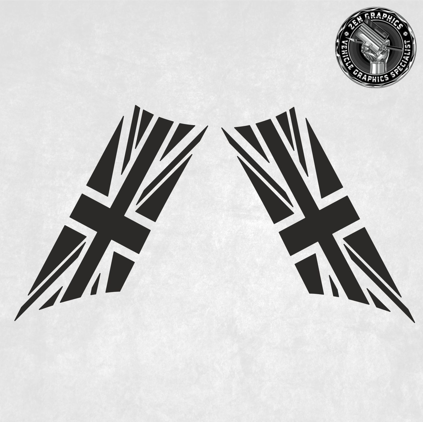 Zen Graphics Mini R60 Countryman & R61 Paceman Union Jack