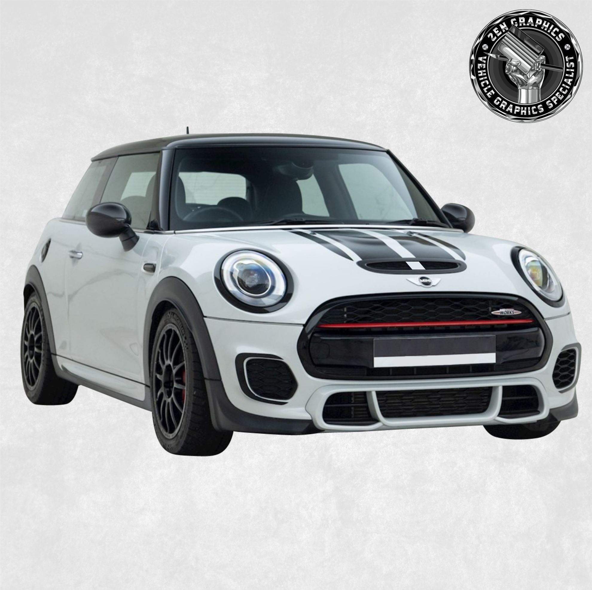 Zen Graphics - Mini F55 / F56 John Cooper Works Challenge Stripes