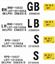 Picture of Rover 200  & 400 replacement Shock Absorber Decals / Stickers