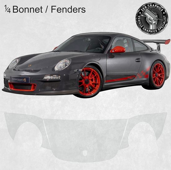 Picture of Porsche 997.2 GT3 RS Pre Cut PPF Quarter Bonnet & Fenders Protection