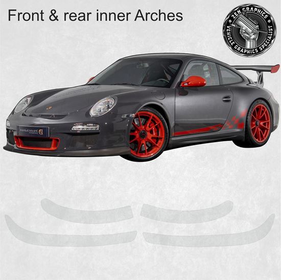 Picture of Porsche 997.2 GT3 RS Pre Cut PPF Front & rear inner Arch Protection