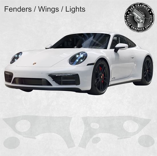 Picture of 992 GTS Pre Cut PPF Fenders / Wings / Lights Protection