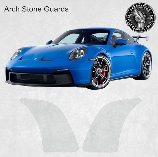 Picture of 992 GT3 Pre Cut PPF side quarter arch  Stone Guards