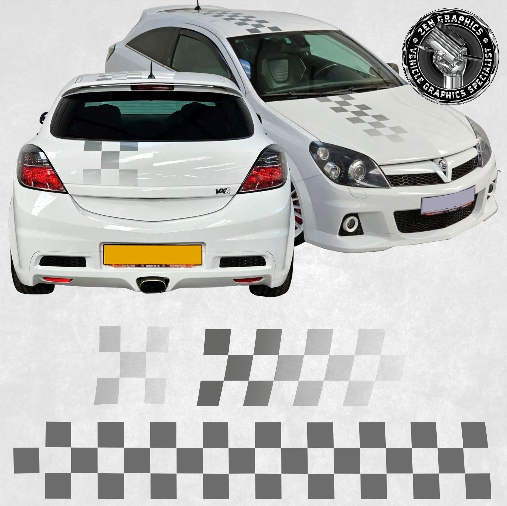 Zen Graphics - Vauxhall Astra H Nürburgring replacement chequered ...
