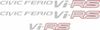 Picture of Side and rear Decals / Stickers for Civic EK Ferio Vi-RS