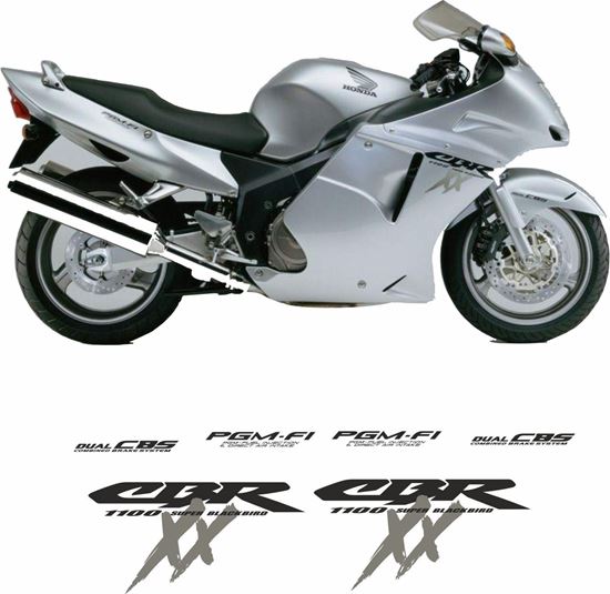 Picture of 2000-2004 CBR Blackbird replacement Decals / Stickers