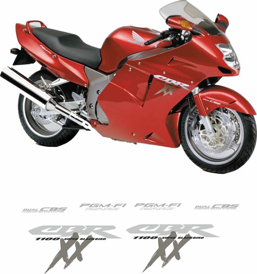 Picture of 2000-2004 CBR Blackbird replacement Decals / Stickers