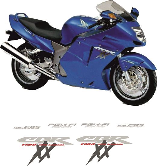 Picture of 2000-2004 CBR Blackbird replacement Decals / Stickers