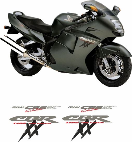 Picture of 1997 -1999 CBR Blackbird replacement Decals / Stickers