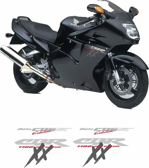 Picture of 1997 -1999 CBR Blackbird replacement Decals / Stickers