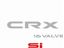 Picture of Replacement rear Decals / Stickers for CRX Si EE8 1988 - 1991