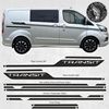 Picture of Transit Custom Long Wheel Base and Short Wheel Base exact Specifications upper side Stripes  / Stickers