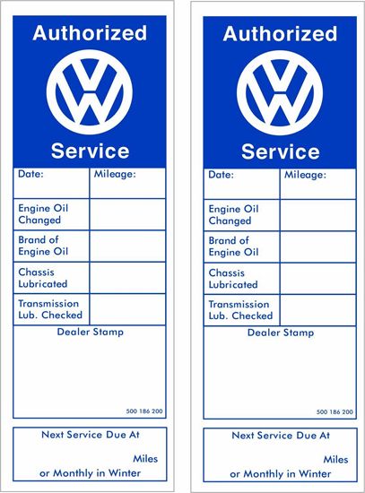 Picture of Service replacement Decals / Stickers