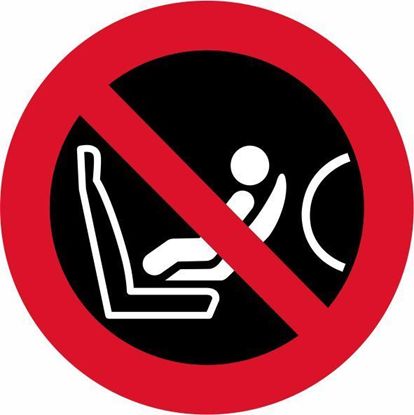 Picture of Volvo S60 / V70R 2005 - 2007 Airbag replacement Decal / Sticker