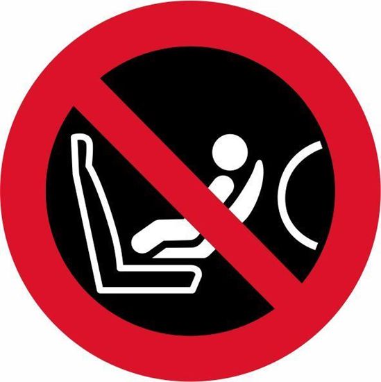 Picture of Volvo S60 / V70R 2005 - 2007 Airbag replacement Decal / Sticker