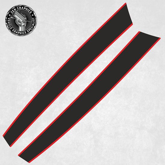 Picture of Mini F55 / F56 / F57 Seven Style Bonnet Stripes