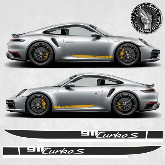 Picture of 992 Turbo S side Stripes