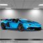 Picture of Lamborghini Aventador SVJ Wall Art sticker (Full colour)