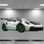 Picture of Porsche 992 GT3 RS American Anniversary Wall Art sticker (full Colour)