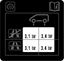 Picture of Renault Trafic replacement Tyre Pressure Decal / Sticker