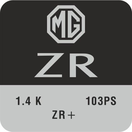 Picture of MG ZR replacement inner Door Pillar Decal / Sticker