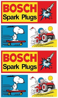 Picture of Bosch Spark Plugs Decals / Stickers