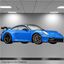 Picture of Porsche 992 GT3  Wall Art sticker (full Colour)