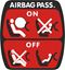 Picture of Airbag Dash replacement Glass Decal / Sticker