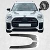 Picture of Black & Transparent OEM Spec Mini U25 Countryman Bonnet Stripes / Stickers