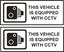 Picture of This Vehicle is equipped with CCTV Decals / Stickers