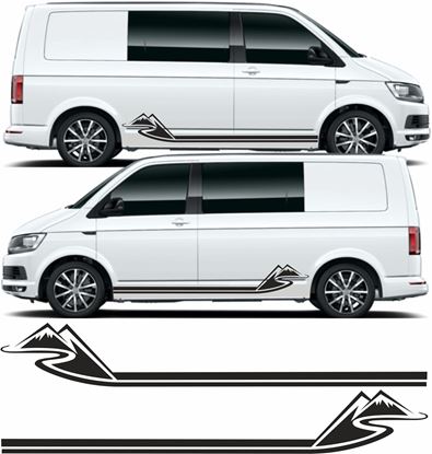 Picture of VW T5 / T6  Mountain Stripes / Stickers