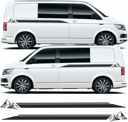 Picture of VW T5 / T6 Mountain Stripes / Stickers
