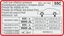 Picture of Kia Stonic Tyre pressure replacement Decal / Sticker
