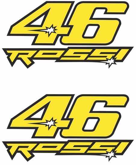 Picture of Valention Rossi 46 Decals / Stickers