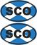 Picture of Scotland Splat Decals / Stickers