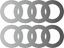Picture of Audi Quattro Rings 1980's Period Gradient Decals / Stickers