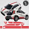 Picture of Model X KGB70 2022 onwards sides, rear, roof & Bonnet Stripes / Stickers