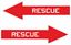 Picture of Aircraft Rescue Arrows Decals / Stickers