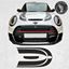 Picture of Mini F55 / F56 - Pre LCi / LCi / LCi2 Cooper S / JCW Bonnet Stripes / Stickers