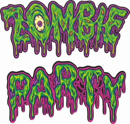 Picture of Halloween Zombie / Party Decals / Stickers