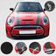Picture of Mini F55 / F56  Cooper S / JCW Chrome & Black Sparkle stripes