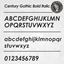 Picture of Century Gothic Bold Italic Text Decals / Stickers