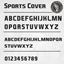Picture of Sports Cover Text Decals / Stickers