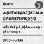 Picture of Forte Text Decals / Stickers
