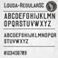Picture of Louda Regular SC Text Decals / Stickers