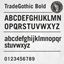 Picture of Trade Gothic Bold Text Decals / Stickers